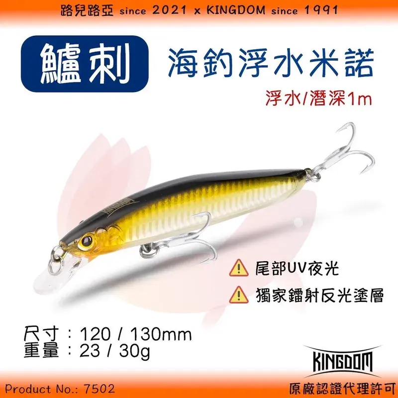 KINGDOM 鱸刺 浮水米諾